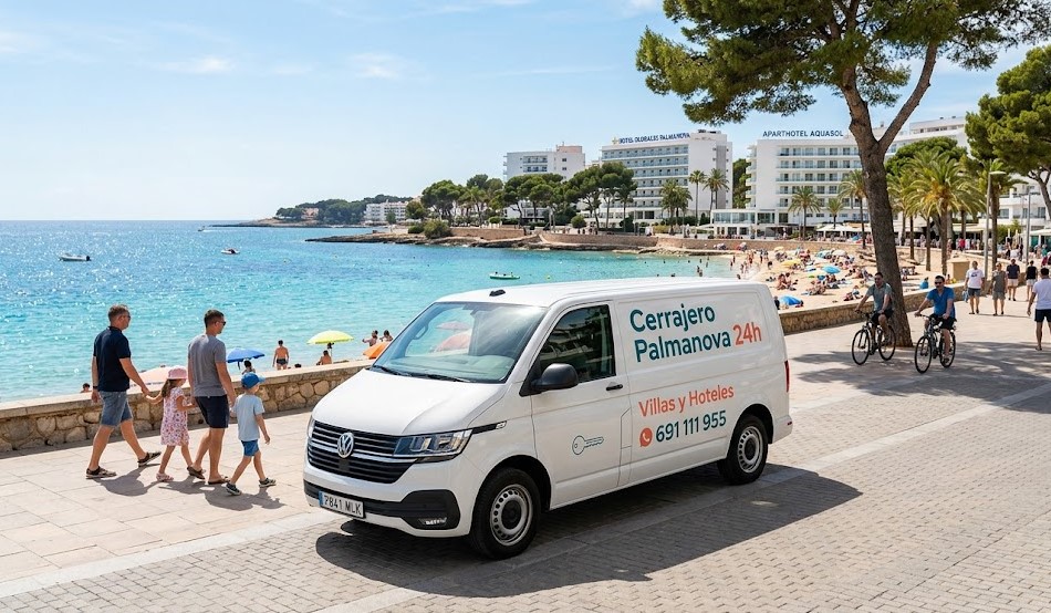 Furgoneta Cerrajero Palmanova Calvià 24h